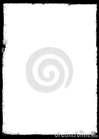 Grunge paper frame, burn effect, grunge border. Stock Photo