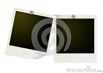 Grunge photo frames Vector Illustration