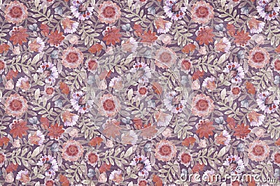 Grunge retro background. Floral ornament. Illustration for wrapping, packaging, scrapbooking, cards. Printing on fabric and paper Stock Photo