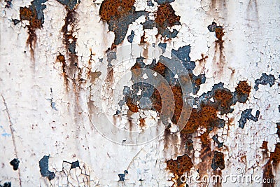 Grunge retro rusty metal texture or background Stock Photo