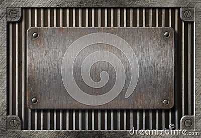 Grunge rusty metal background Stock Photo