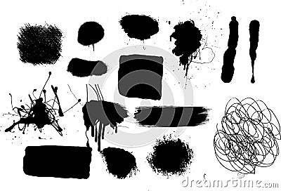 Grunge set 2 Vector Illustration