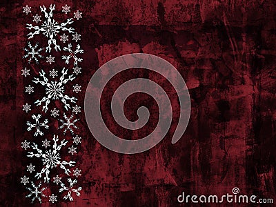 Grunge snowflakes background Stock Photo