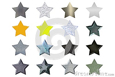 Grunge Stars Stock Photo