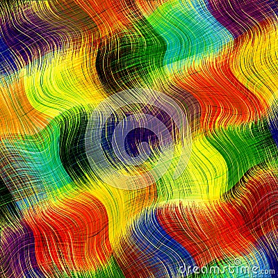 Grunge striped wavy rainbow diagonal background for web design Stock Photo