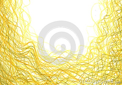 Grunge texture, charcoal background, yellow pencil frame Stock Photo