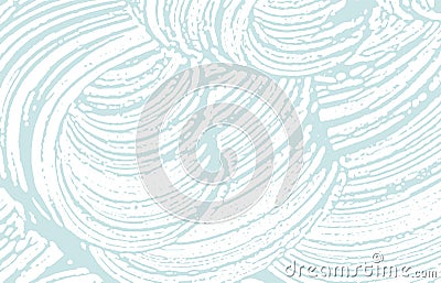 Grunge texture. Distress blue rough trace. Bewitch Vector Illustration