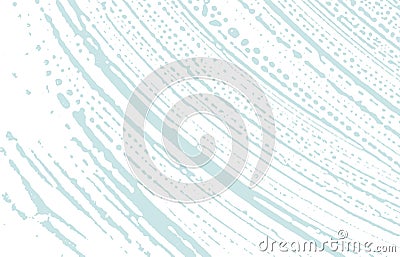 Grunge texture. Distress blue rough trace. Bewitch Vector Illustration