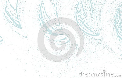 Grunge texture. Distress blue rough trace. Classic background. Noise dirty grunge texture. Rare arti Vector Illustration