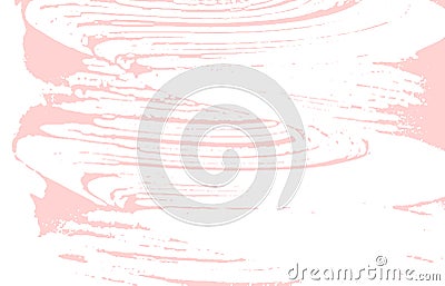 Grunge texture. Distress pink rough trace. Fancy b Vector Illustration