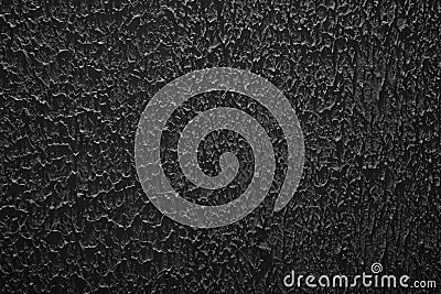 grunge texture, rough ragged dark background, black plaster stucco wall Stock Photo