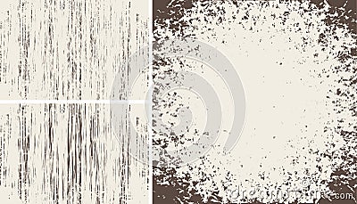 Grunge textures Vector Illustration