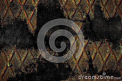 Grunge Ultra orange Stainless steel texture, iron background for designer use Stock Photo