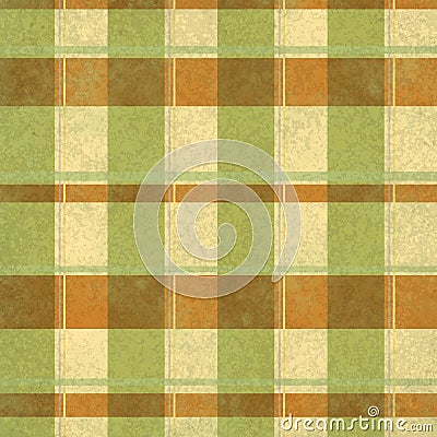 Grunge vintage distressed light green and brown vertical and horizontal stripes Stock Photo
