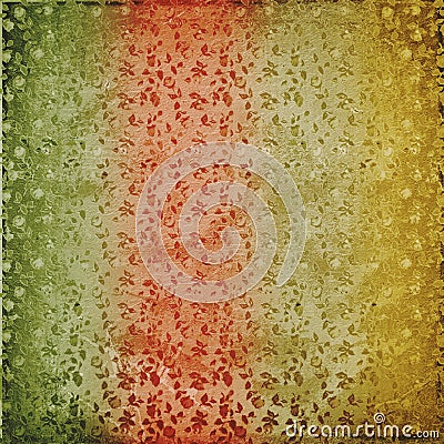 Grunge vintage multicoloured background Stock Photo