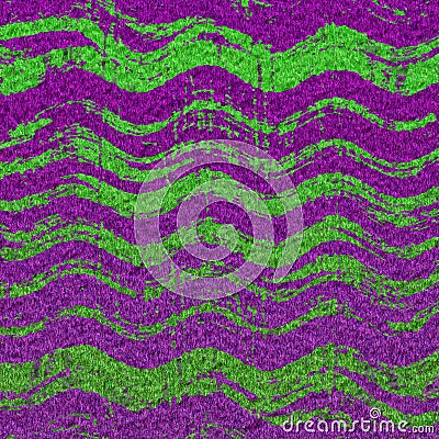 Grunge violet and green wave background Stock Photo