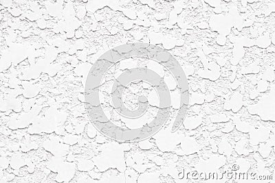 Grunge white painted rough textured wall Stock Photo