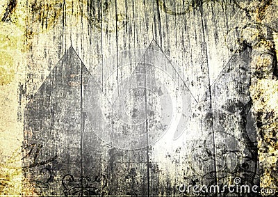 Grunge wood and paper texture Stock Photo