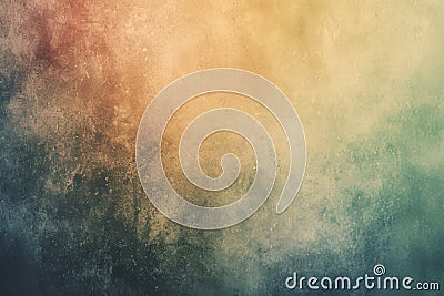 A grungy, abstract background blending warm gold and cool teal tones with a distressed, textured overlay. Stock Photo