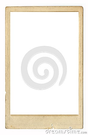 Grungy Antique Photo Frame Stock Photo