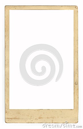 Grungy Antique Photo Frame Stock Photo