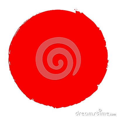 Grungy circle blob, blotch vector Vector Illustration