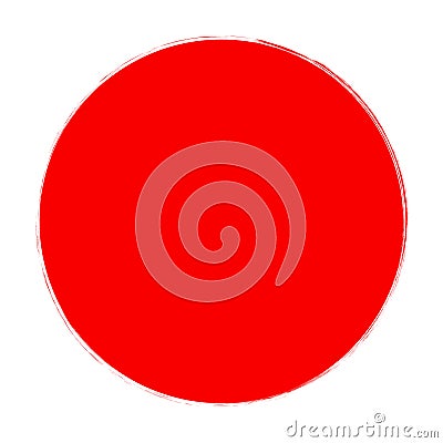 Grungy circle blob, blotch vector Vector Illustration