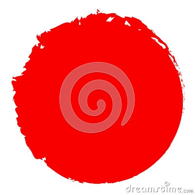 Grungy circle blob, blotch vector Vector Illustration