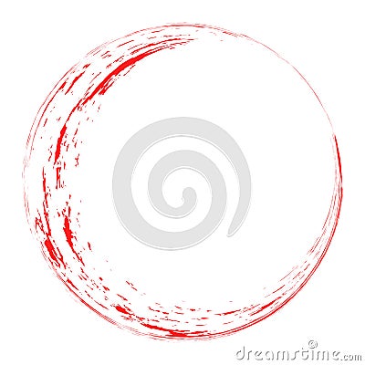 Grungy circle blob, blotch vector Vector Illustration