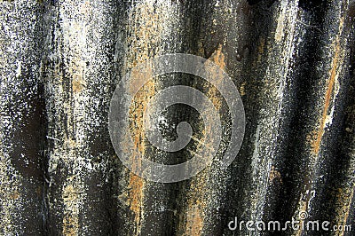 Grungy corrugated iron Stock Photo