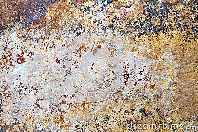 Grungy distressed wall Stock Photo