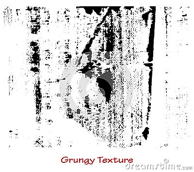 Grungy hand made texture Vector Illustration