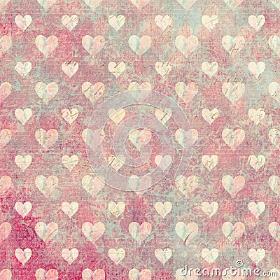 Grungy love heart background Stock Photo