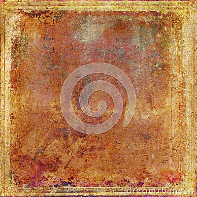 Grungy Old Rusty Background Paper and Texture Stock Photo