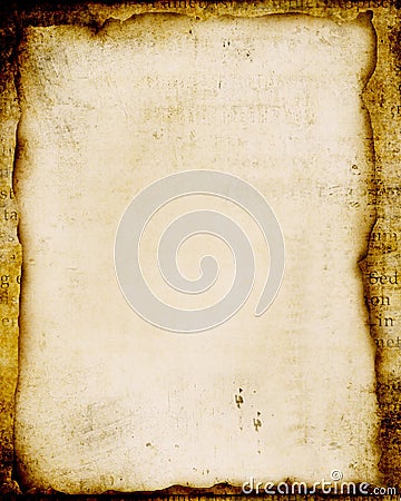 Grungy parchment Stock Photo