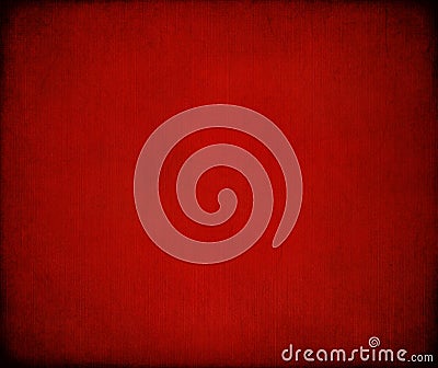 Grungy red marbled ribbed canvas background Stock Photo