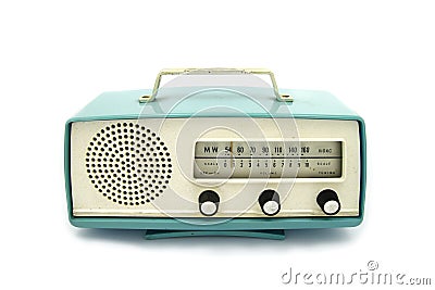 Grungy retro radio Stock Photo