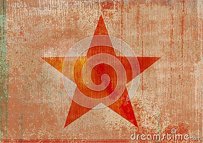 Grungy star background Stock Photo