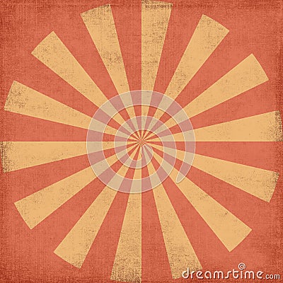 Grungy sunburst Stock Photo