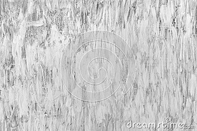 Grungy white brush paint background with grain. Stock Photo