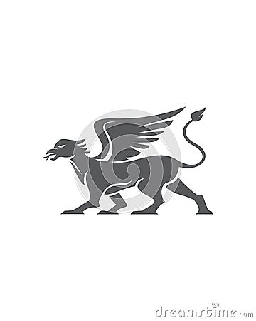 Gryphon logo , griffin logo vector Vector Illustration