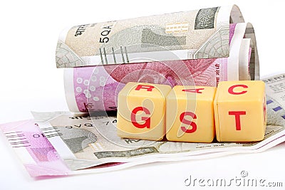 Gst taxes Stock Photo