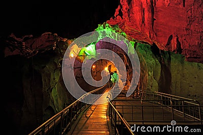 Gua Kelam Kelam Cave Editorial Stock Photo