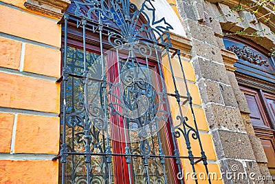 Guadalajara streets in cityâ€™s historic center Centro Historico Stock Photo