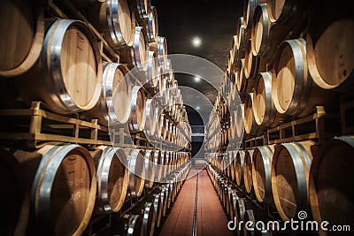 Guado al Tasso wineries in Bolgheri, Livorno, Tuscany, Italy. Stock Photo