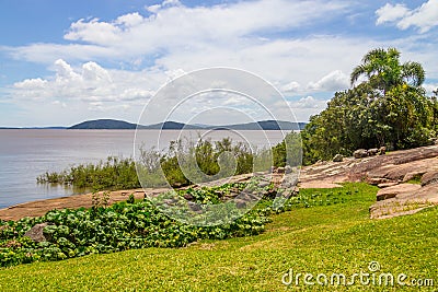 Guaiba lake landscape Stock Photo