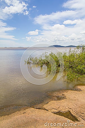 Guaiba lake landscape Stock Photo