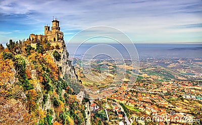 Guaita, a Tower of San Marino Stock Photo