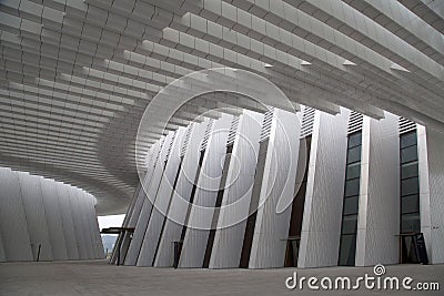 Guangxi Culture and Arts center in Nanning view Editorial Stock Photo