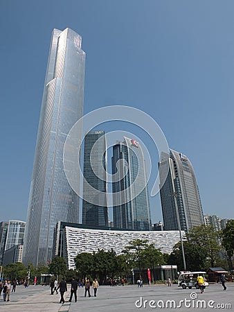 Guangzhou New Central Business District Editorial Stock Photo